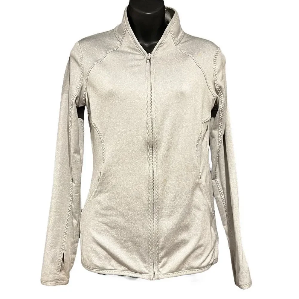 Layer 8 Gray Track Jacket Women’s Small - Picture 2 of 8